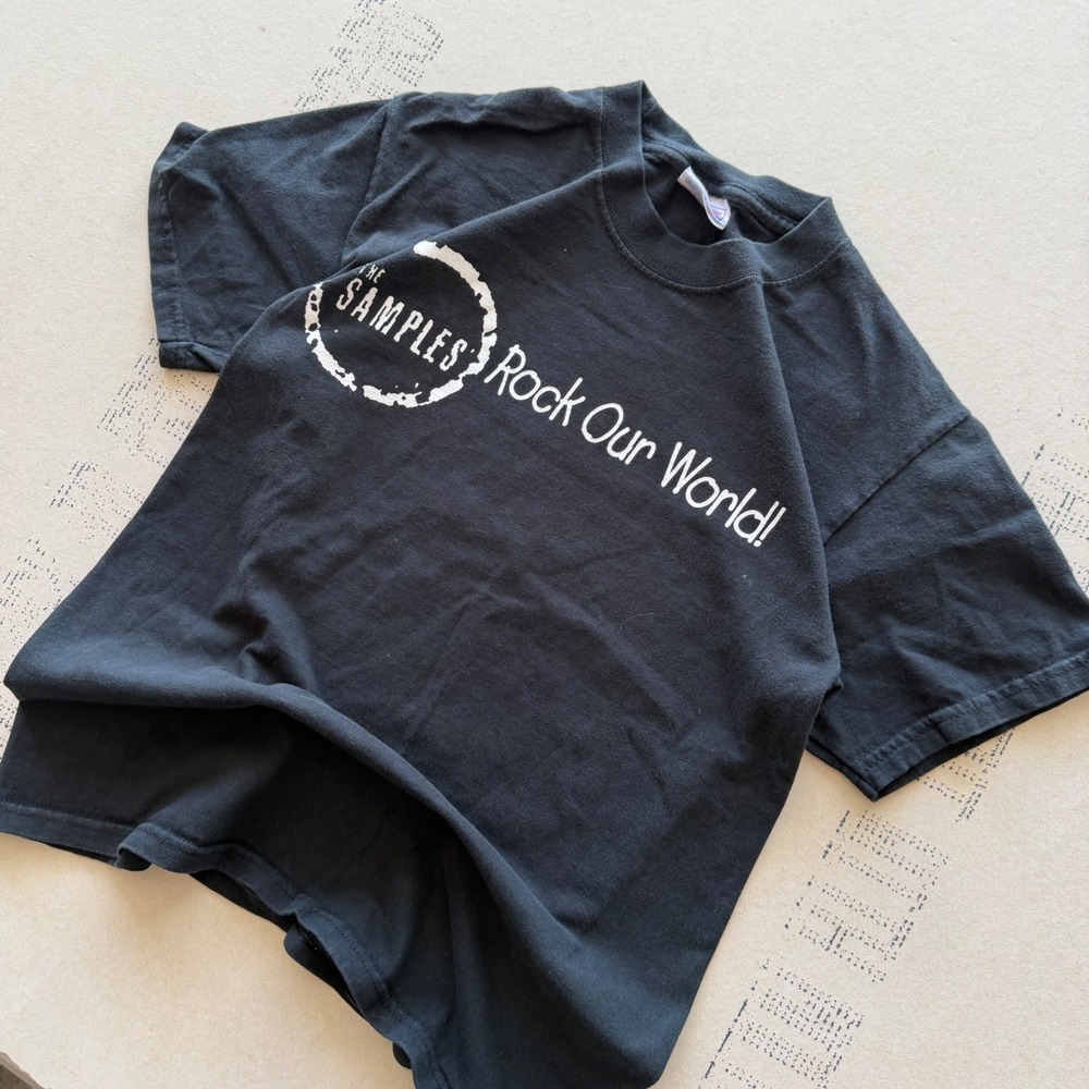 Vintage 90s RARE The Samples Rock Our World T-shirt